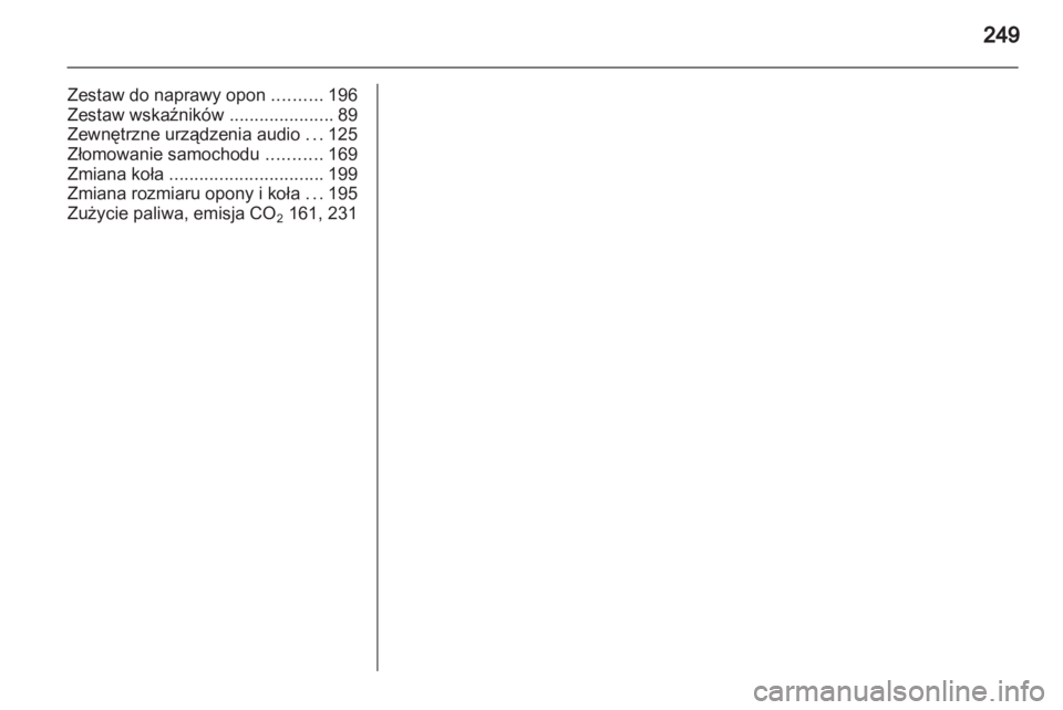 OPEL ZAFIRA 2010 Instrukcja obsługi (in Polish) OPEL ZAFIRA 2010 Instrukcja obsługi (in Polish)