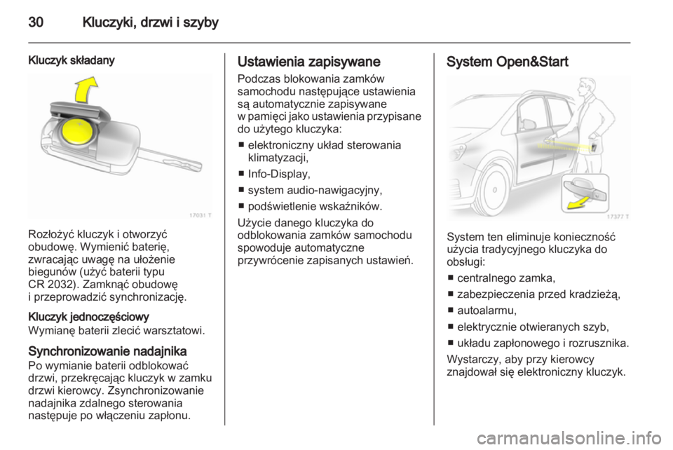 OPEL ZAFIRA 2010  Instrukcja obsługi (in Polish) 