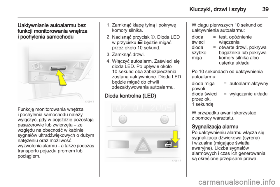 OPEL ZAFIRA 2010  Instrukcja obsługi (in Polish) 