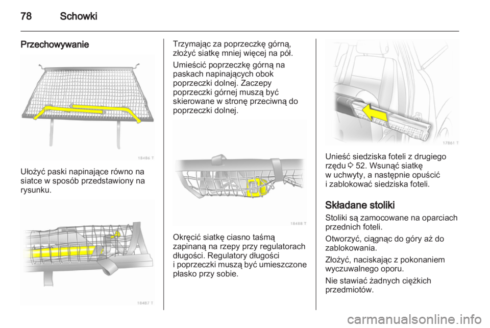 OPEL ZAFIRA 2010  Instrukcja obsługi (in Polish) 