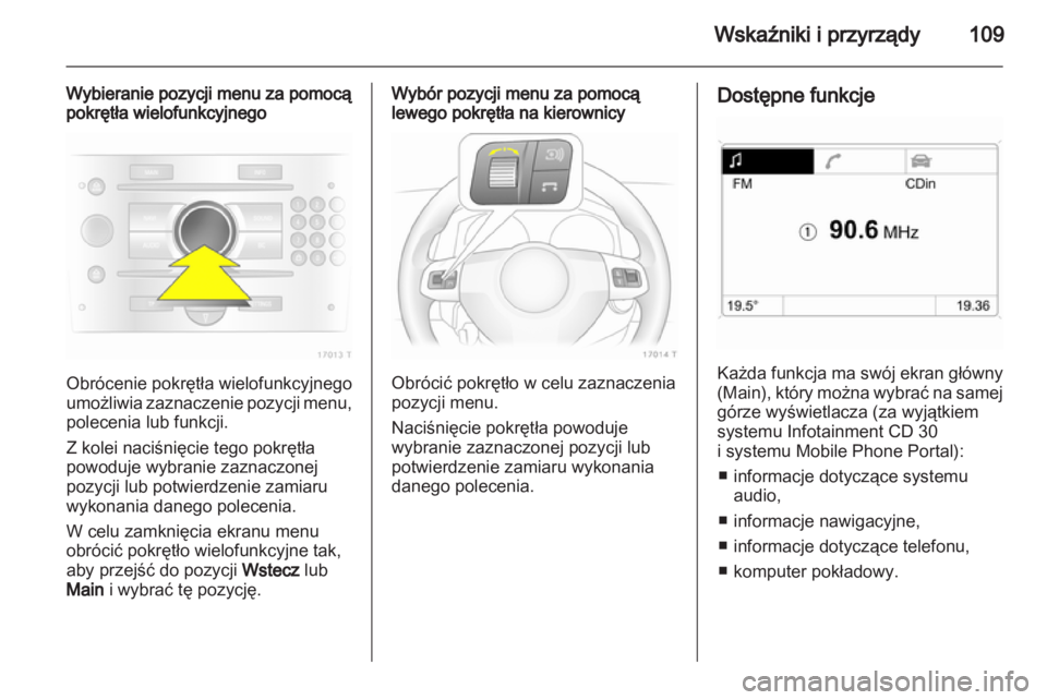 OPEL ZAFIRA 2011 Instrukcja obsługi (in Polish) OPEL ZAFIRA 2011 Instrukcja obsługi (in Polish)