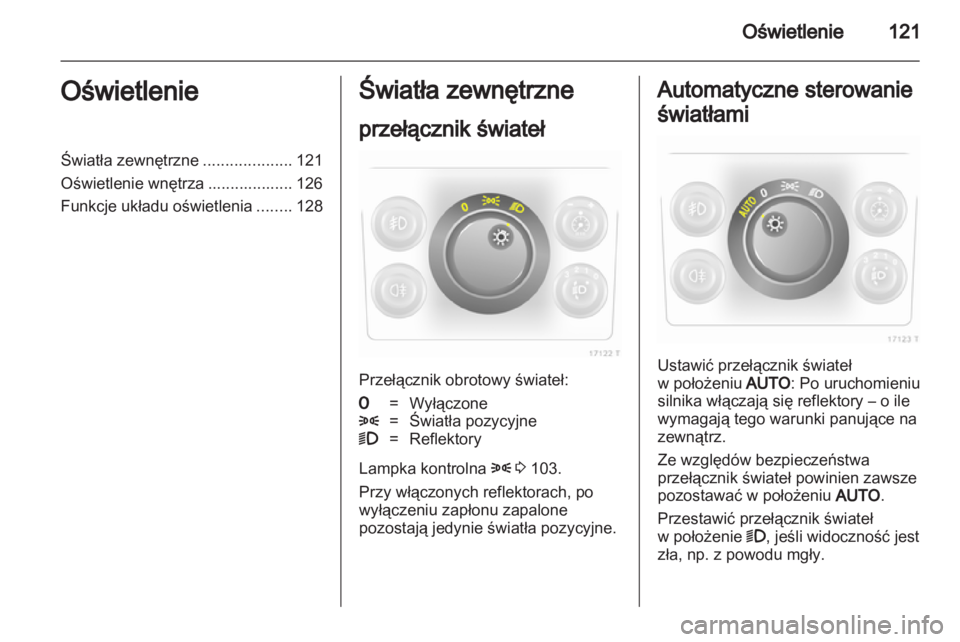 OPEL ZAFIRA 2011  Instrukcja obsługi (in Polish) 