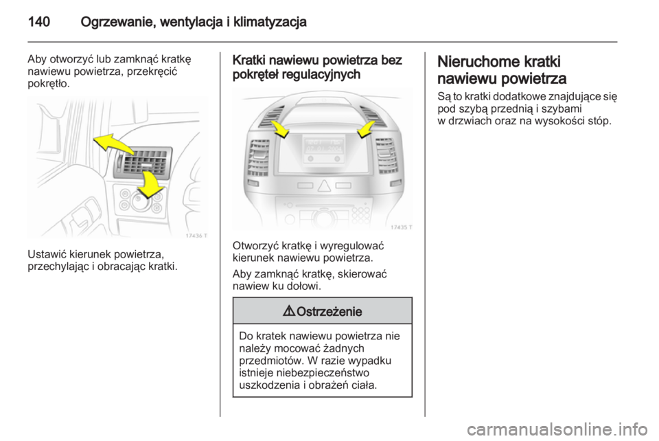 OPEL ZAFIRA 2011  Instrukcja obsługi (in Polish) 