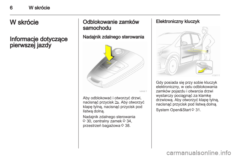 OPEL ZAFIRA 2011  Instrukcja obsługi (in Polish) 