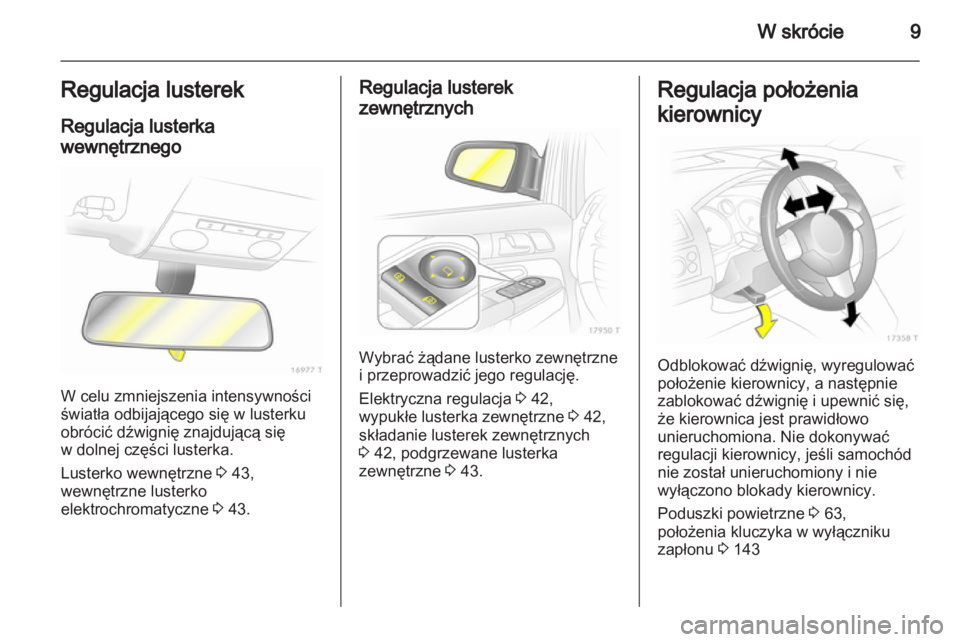 OPEL ZAFIRA 2011  Instrukcja obsługi (in Polish) 