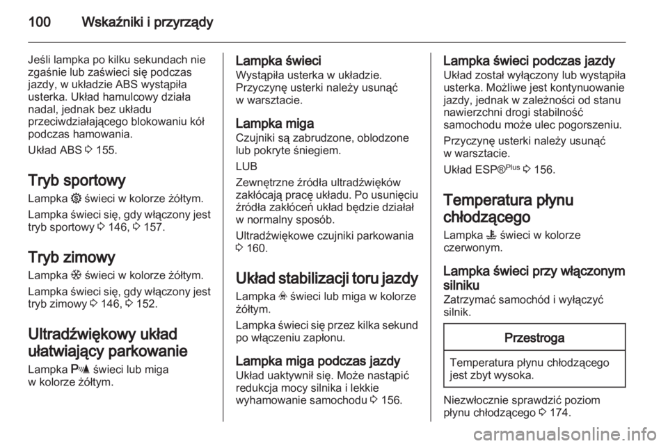 OPEL ZAFIRA 2012  Instrukcja obsługi (in Polish) 