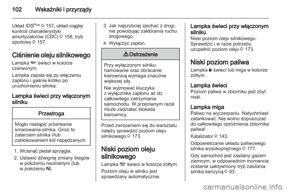 OPEL ZAFIRA 2012  Instrukcja obsługi (in Polish) 