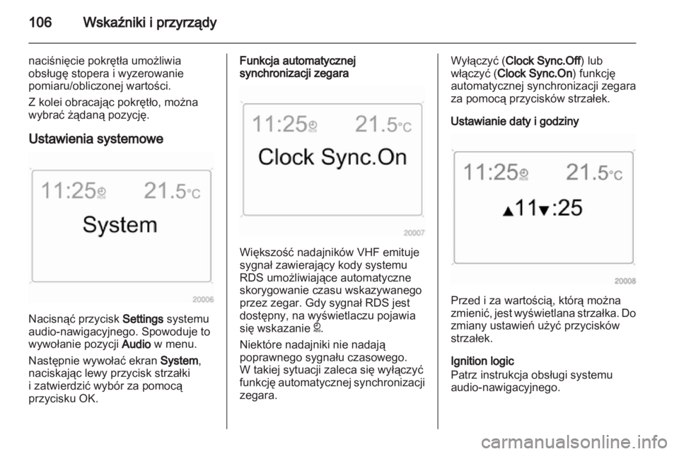 OPEL ZAFIRA 2012  Instrukcja obsługi (in Polish) 
