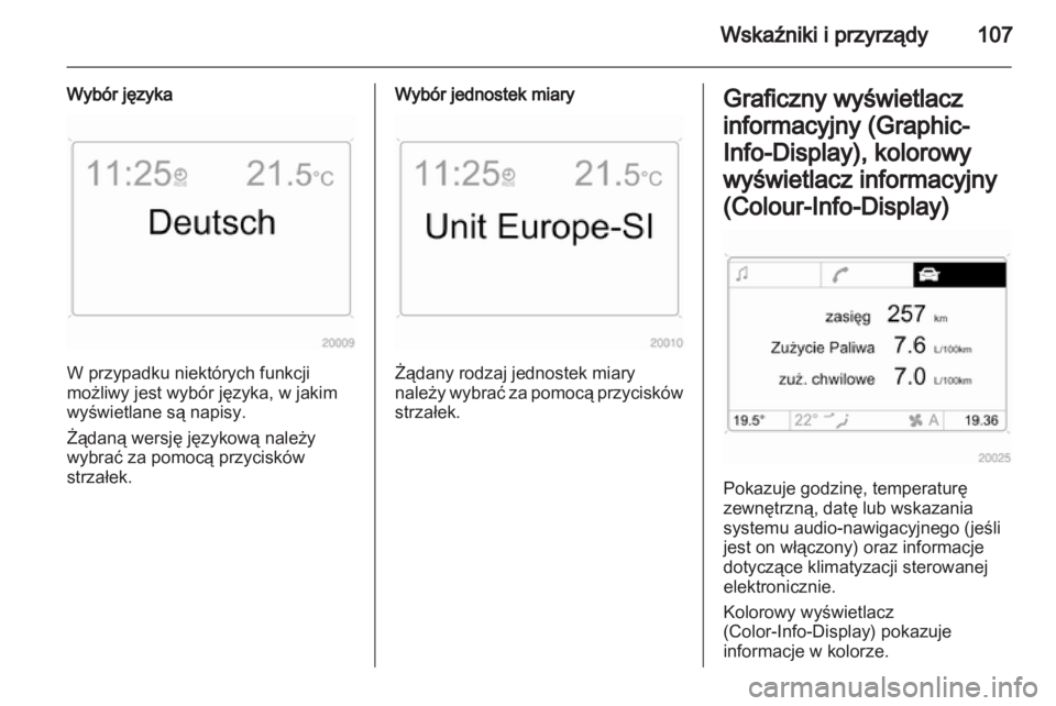 OPEL ZAFIRA 2012  Instrukcja obsługi (in Polish) 