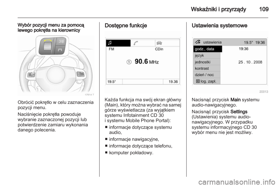 OPEL ZAFIRA 2012  Instrukcja obsługi (in Polish) 