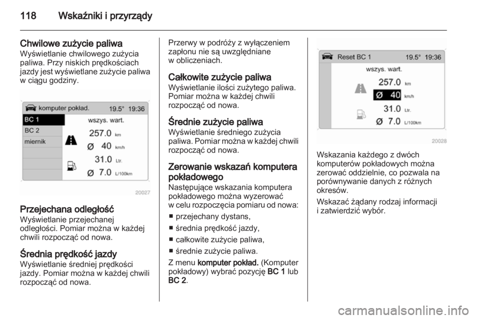 OPEL ZAFIRA 2012  Instrukcja obsługi (in Polish) 