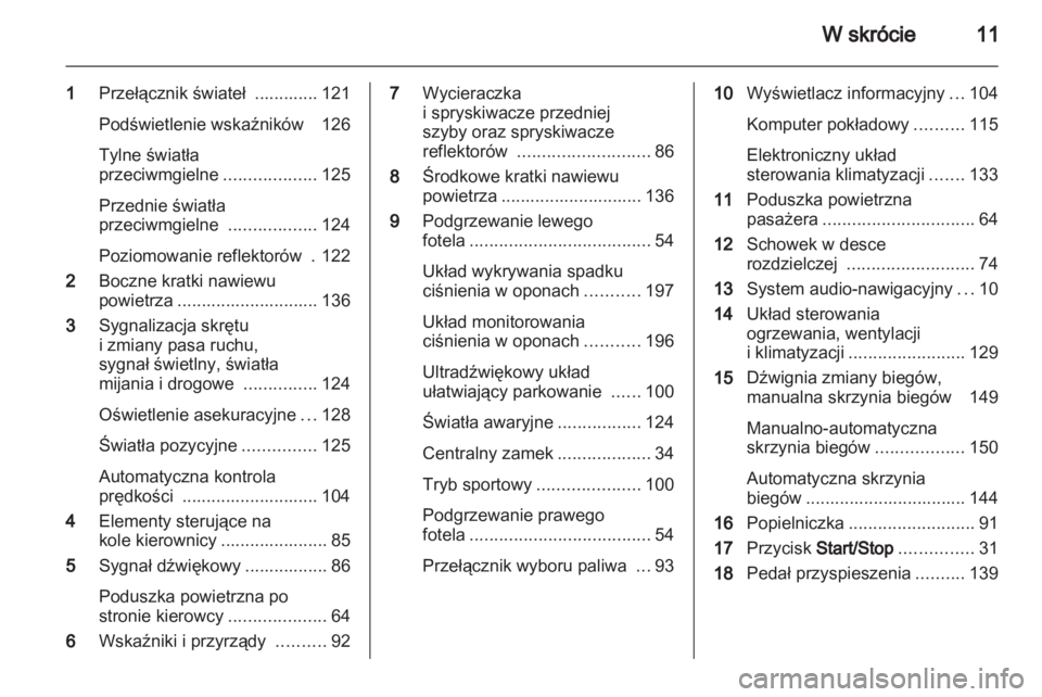 OPEL ZAFIRA 2012 Instrukcja obsługi (in Polish) OPEL ZAFIRA 2012 Instrukcja obsługi (in Polish)