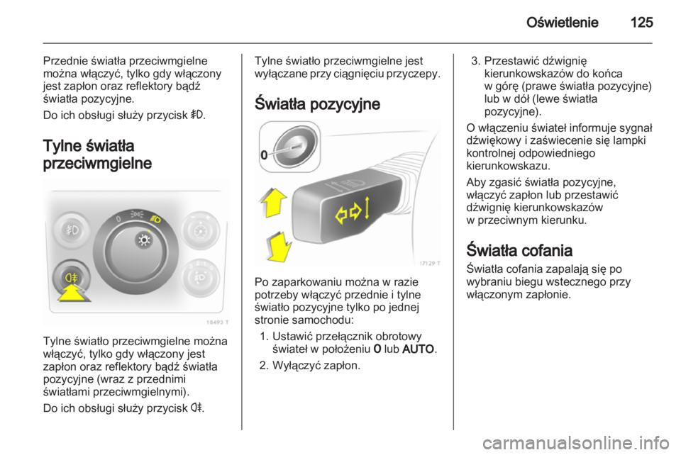 OPEL ZAFIRA 2012  Instrukcja obsługi (in Polish) 