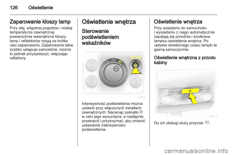OPEL ZAFIRA 2012  Instrukcja obsługi (in Polish) 