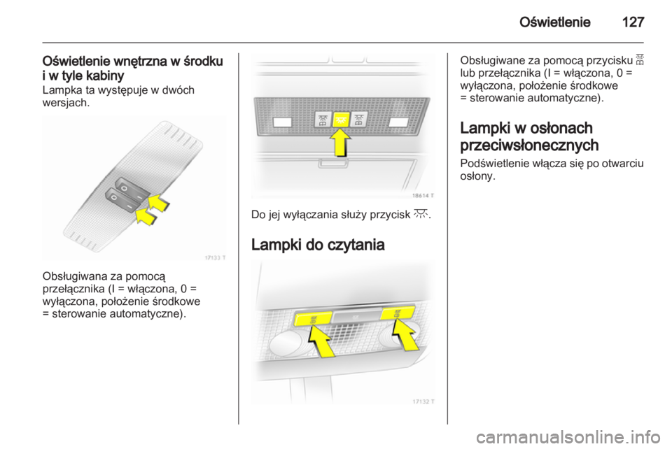 OPEL ZAFIRA 2012  Instrukcja obsługi (in Polish) 