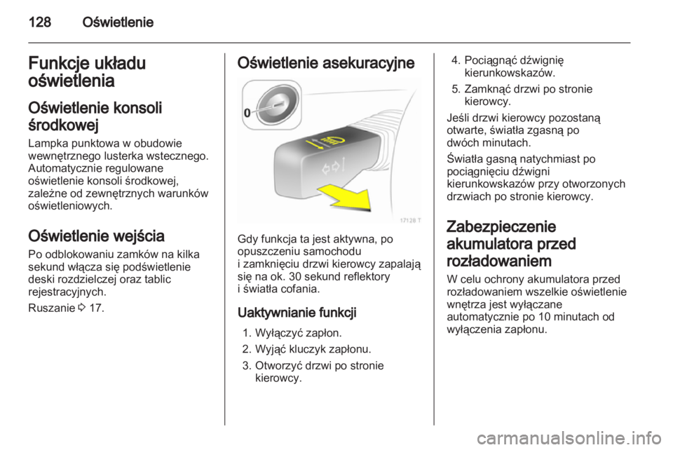 OPEL ZAFIRA 2012  Instrukcja obsługi (in Polish) 