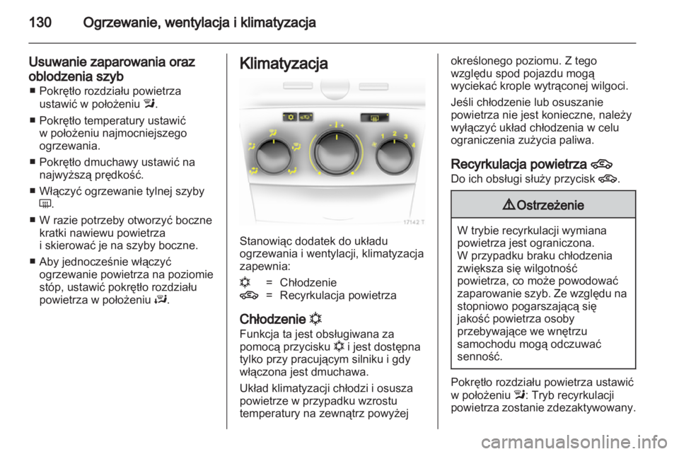 OPEL ZAFIRA 2012 Instrukcja obsługi (in Polish) OPEL ZAFIRA 2012 Instrukcja obsługi (in Polish)