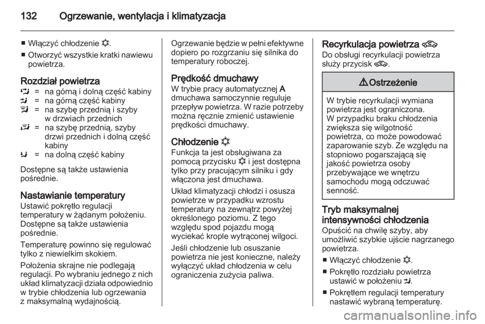 OPEL ZAFIRA 2012 Instrukcja obsługi (in Polish) OPEL ZAFIRA 2012 Instrukcja obsługi (in Polish)