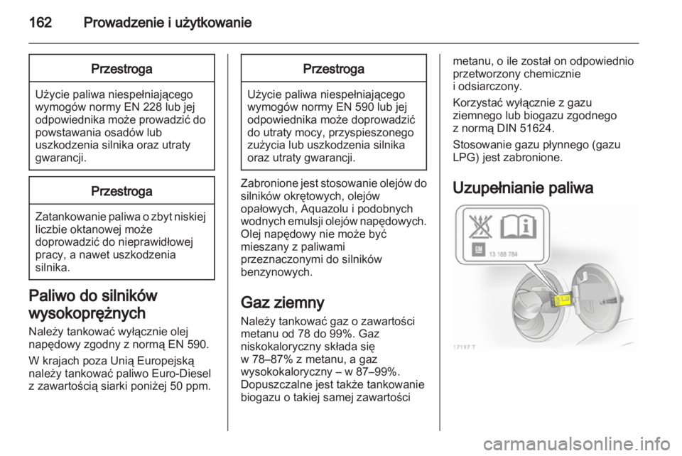 OPEL ZAFIRA 2012  Instrukcja obsługi (in Polish) 