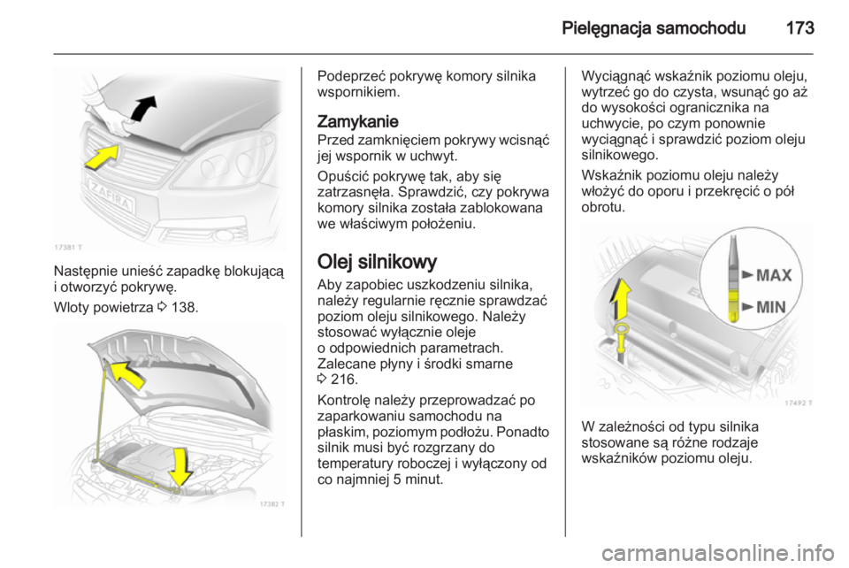 OPEL ZAFIRA 2012  Instrukcja obsługi (in Polish) 
