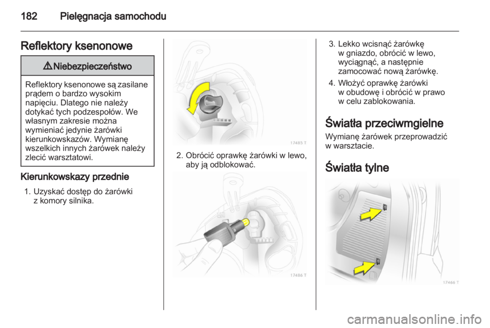 OPEL ZAFIRA 2012  Instrukcja obsługi (in Polish) 