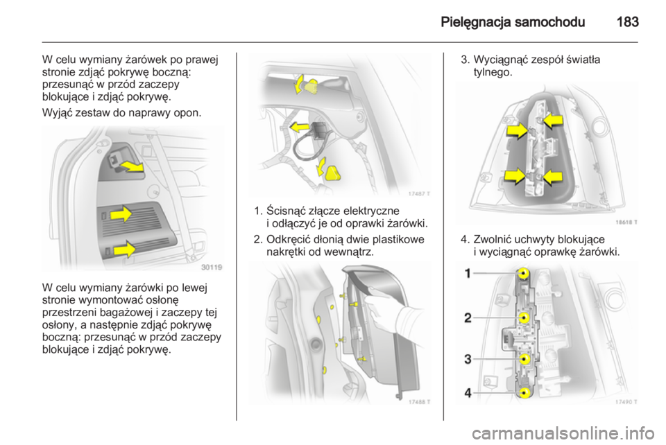 OPEL ZAFIRA 2012  Instrukcja obsługi (in Polish) 