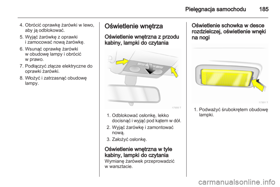 OPEL ZAFIRA 2012  Instrukcja obsługi (in Polish) 
