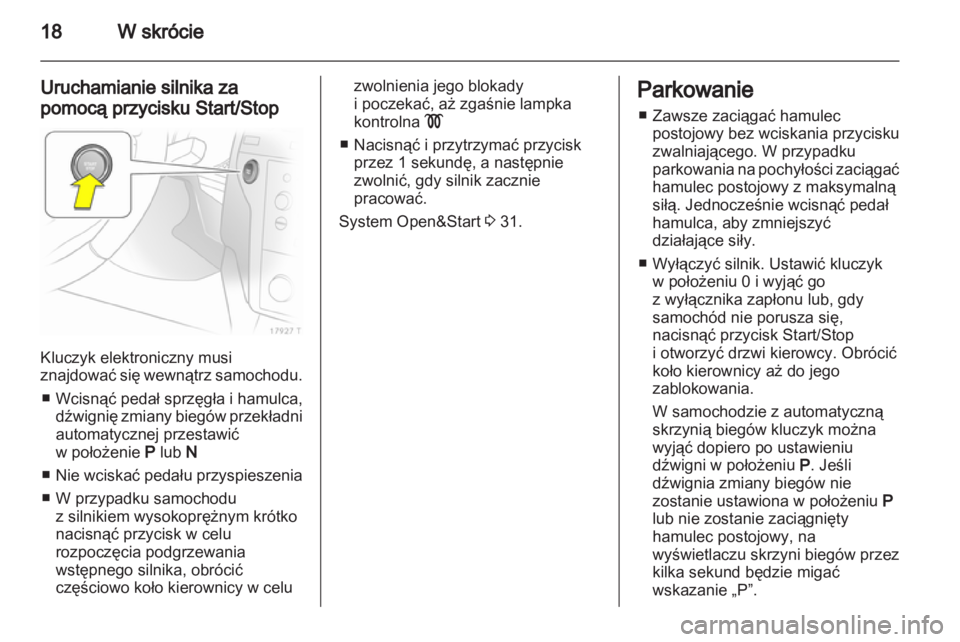 OPEL ZAFIRA 2012 Instrukcja obsługi (in Polish) OPEL ZAFIRA 2012 Instrukcja obsługi (in Polish)