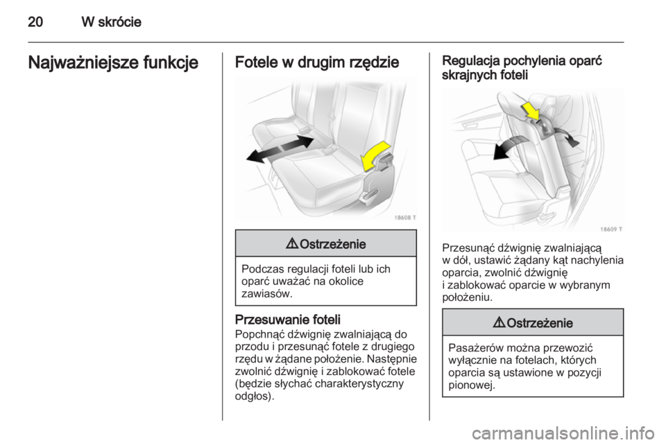 OPEL ZAFIRA 2012  Instrukcja obsługi (in Polish) 