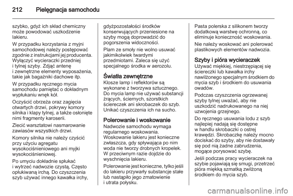 OPEL ZAFIRA 2012  Instrukcja obsługi (in Polish) 