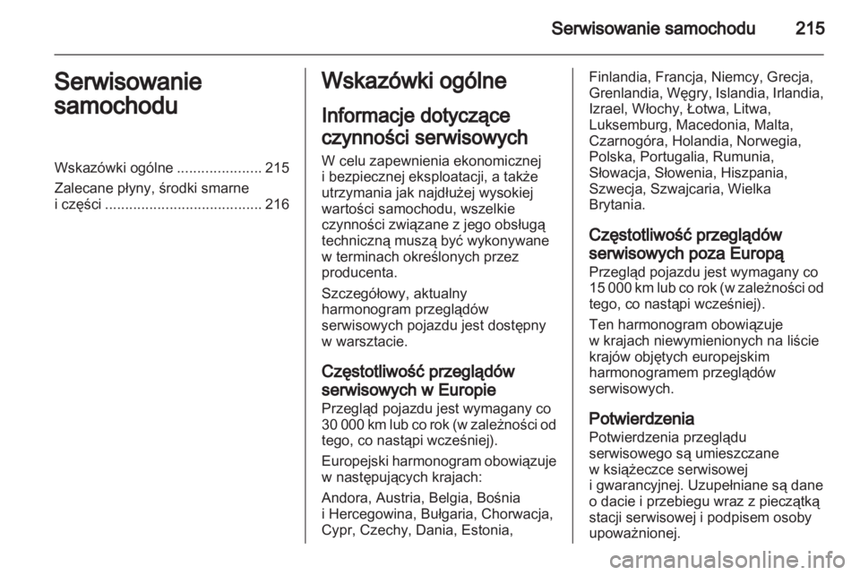 OPEL ZAFIRA 2012  Instrukcja obsługi (in Polish) 