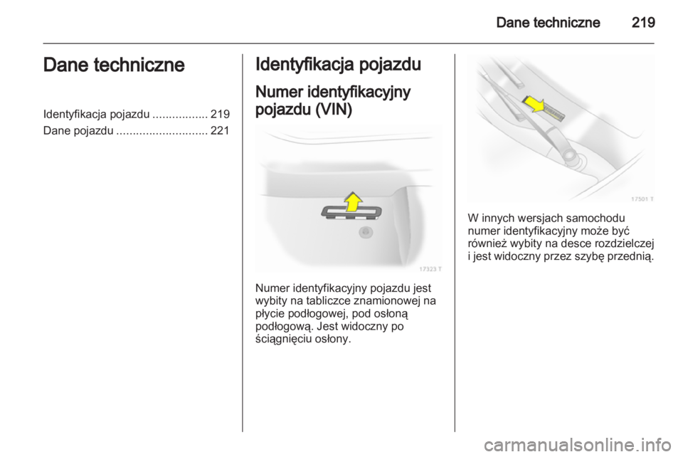 OPEL ZAFIRA 2012  Instrukcja obsługi (in Polish) 