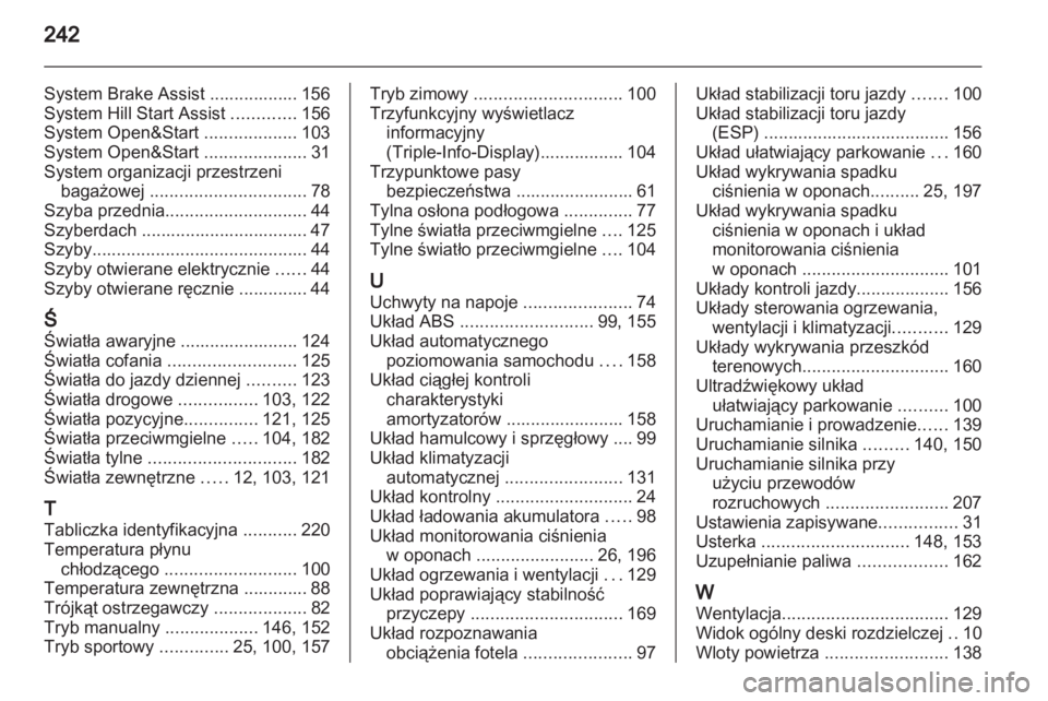 OPEL ZAFIRA 2012 Instrukcja obsługi (in Polish) OPEL ZAFIRA 2012 Instrukcja obsługi (in Polish)