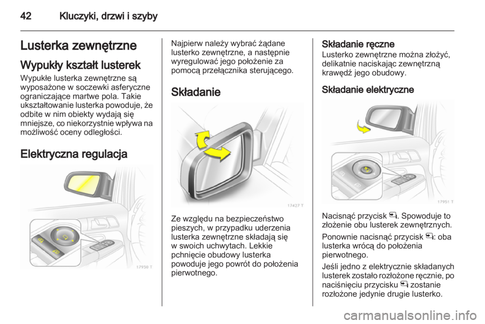 OPEL ZAFIRA 2012  Instrukcja obsługi (in Polish) 