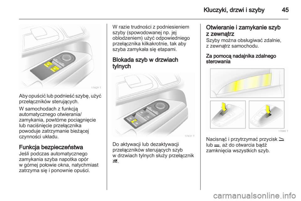 OPEL ZAFIRA 2012  Instrukcja obsługi (in Polish) 