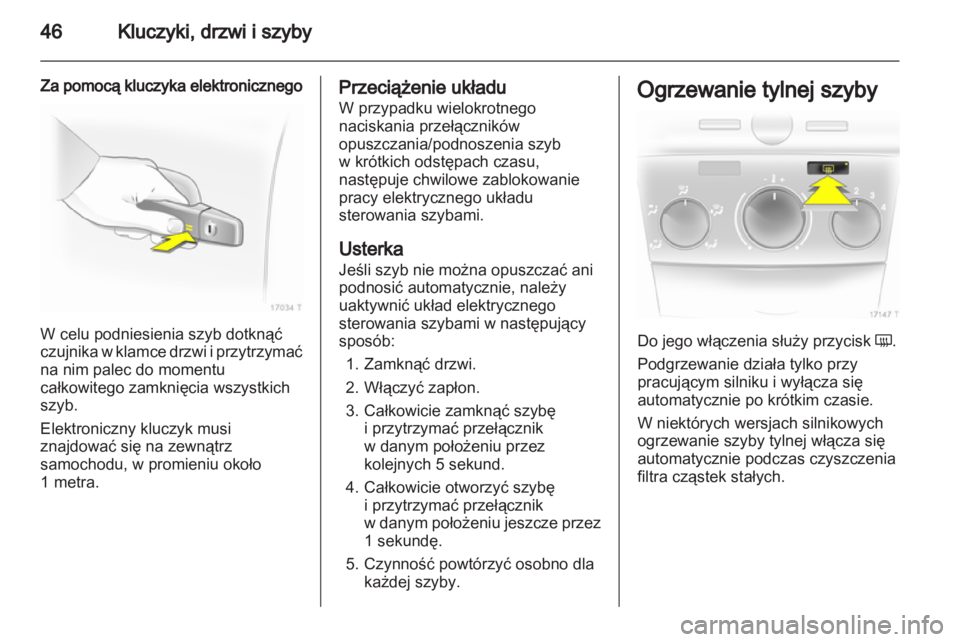OPEL ZAFIRA 2012  Instrukcja obsługi (in Polish) 