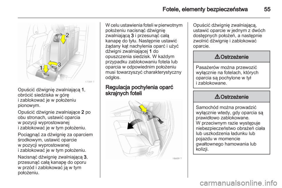 OPEL ZAFIRA 2012  Instrukcja obsługi (in Polish) 