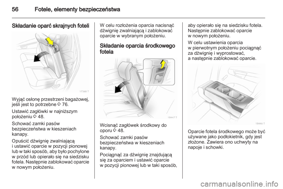 OPEL ZAFIRA 2012  Instrukcja obsługi (in Polish) 