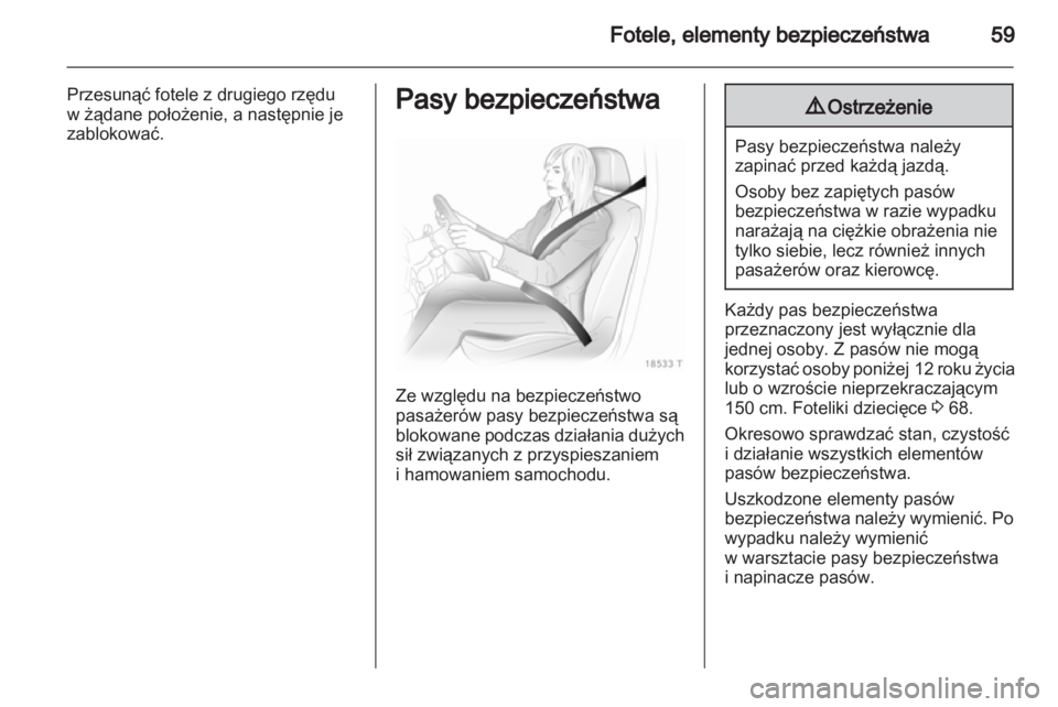 OPEL ZAFIRA 2012  Instrukcja obsługi (in Polish) 