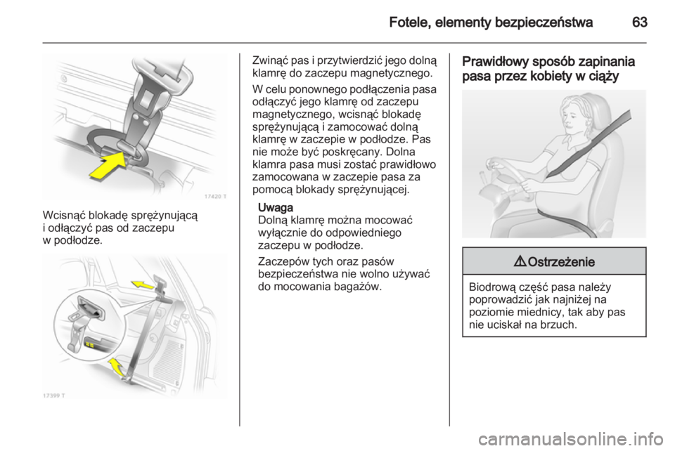 OPEL ZAFIRA 2012  Instrukcja obsługi (in Polish) 