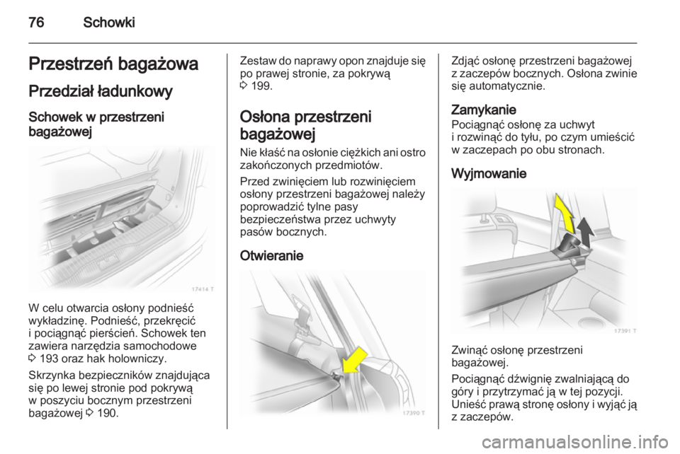 OPEL ZAFIRA 2012  Instrukcja obsługi (in Polish) 