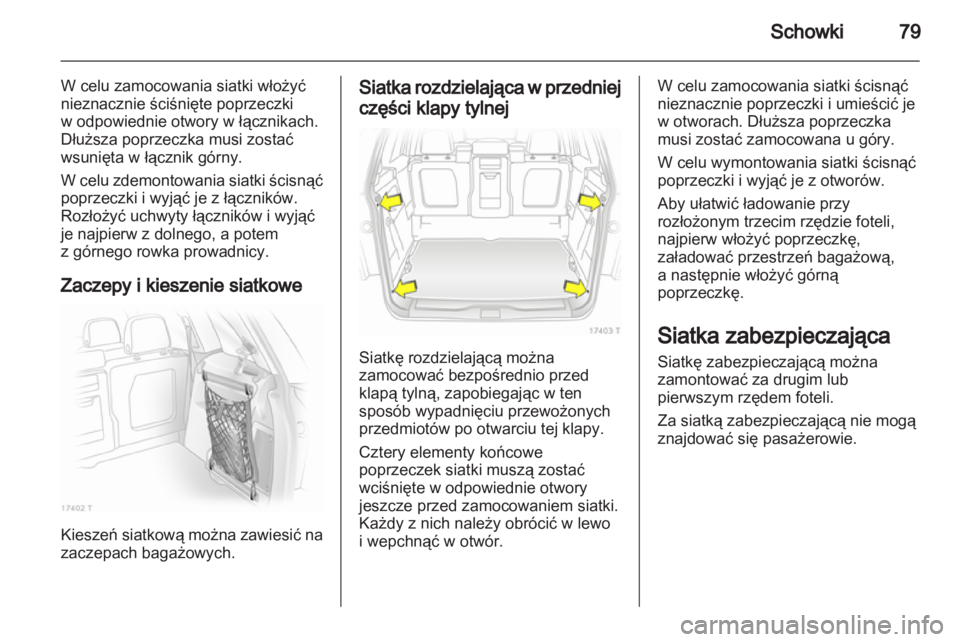 OPEL ZAFIRA 2012  Instrukcja obsługi (in Polish) 