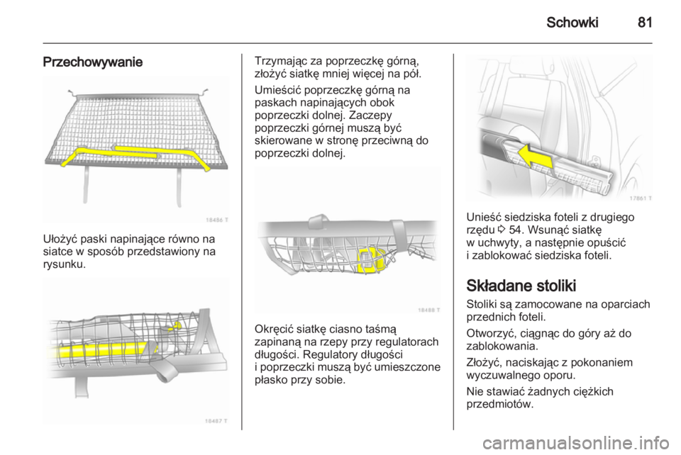 OPEL ZAFIRA 2012  Instrukcja obsługi (in Polish) 