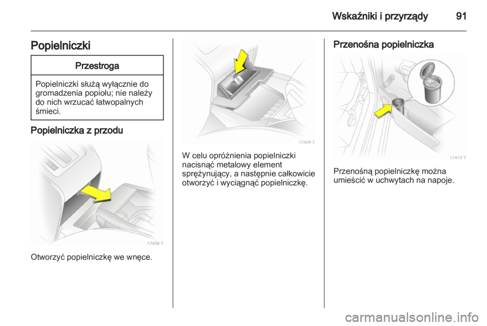 OPEL ZAFIRA 2012  Instrukcja obsługi (in Polish) 