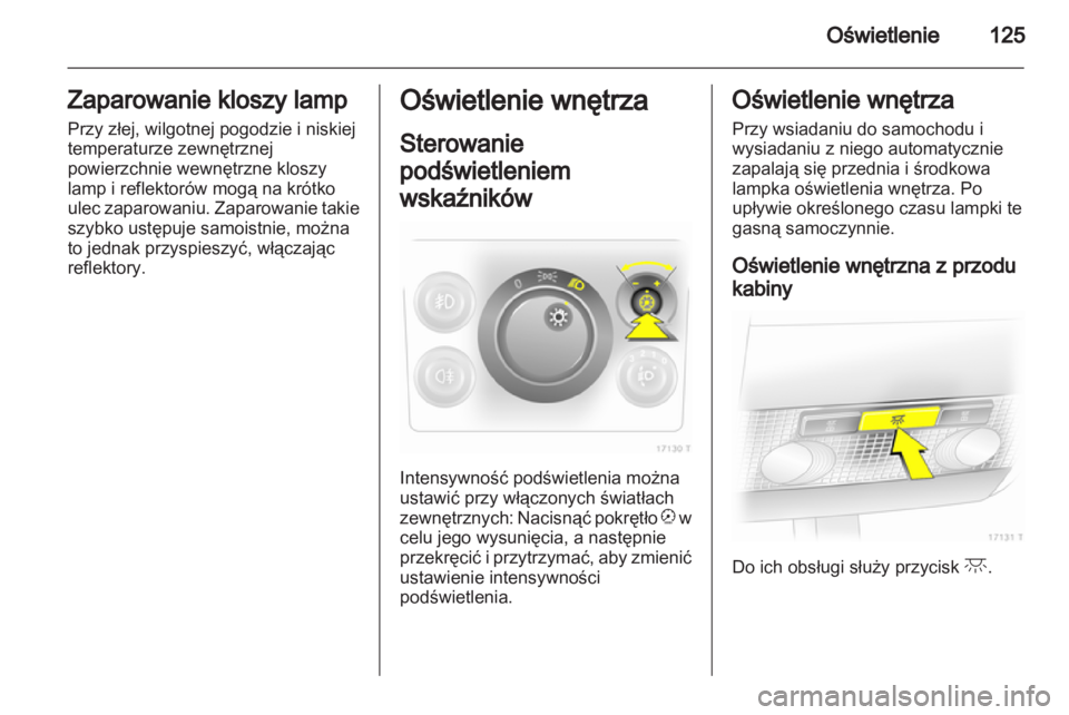 OPEL ZAFIRA 2013  Instrukcja obsługi (in Polish) 