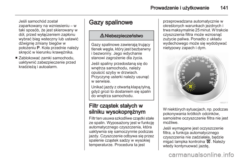 OPEL ZAFIRA 2013  Instrukcja obsługi (in Polish) 