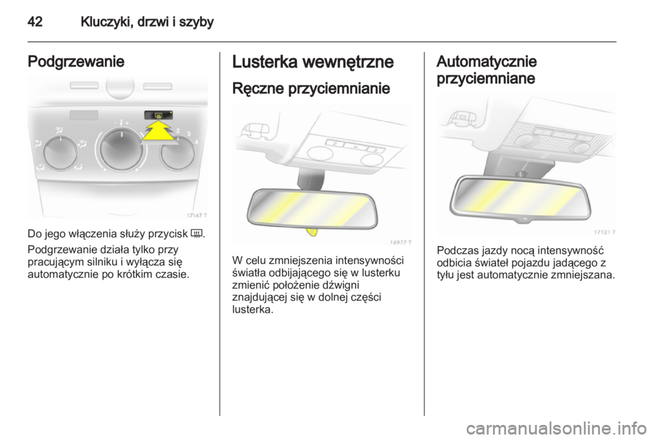 OPEL ZAFIRA 2013  Instrukcja obsługi (in Polish) 