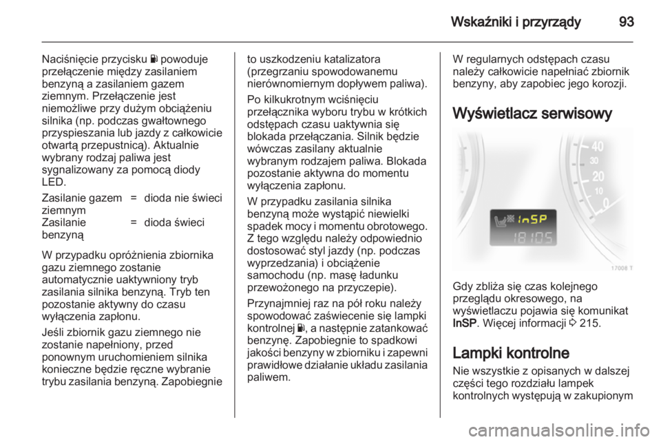 OPEL ZAFIRA 2013  Instrukcja obsługi (in Polish) 