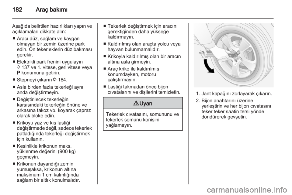 OPEL ANTARA 2011  Sürücü El Kitabı (in Turkish) 
