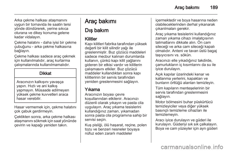 OPEL ANTARA 2011  Sürücü El Kitabı (in Turkish) 